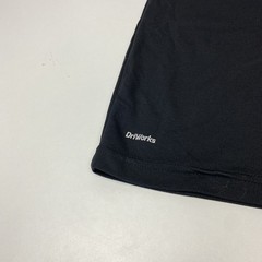 Athletic Works DriWorks Men’s XL Extra Large Solid Black Crew Neck T Shirt