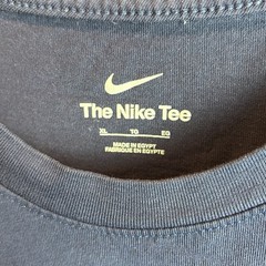 Nike Golf Shirt Mens XL Blue Swoosh Logo GOLF Graphic Tee Tagless Casual EUC