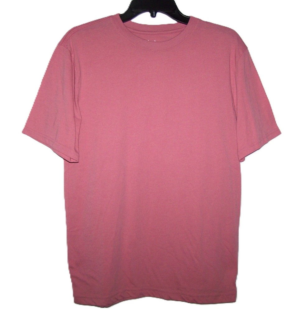 George Unisex Men’s Pink Short Sleeve T-Shirt Size S 34 36