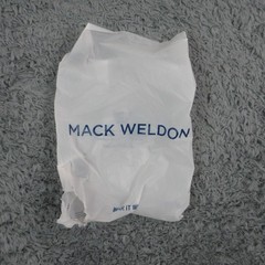 Mack Weldon Shirt Mens L White Modal Cotton Spandex Crew Neck Tagless NWOT