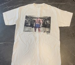 BAIT x Street Fighter Sagat Graphic T-Shirt White Y2K Style Capcom Fight Small