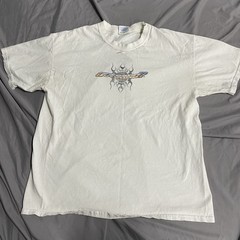 Vintage Got Sand? Distressed Thrashed White T Shirt Size Mens Large Beach Surf