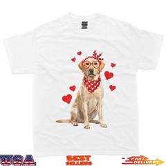Labrador Retriever Valentines Day Dog Lover Heart T-Shirt