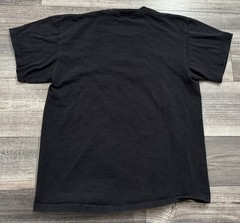 Johnny Cash Zion Rootswear 2009 Middle Finger Graphic T‑Shirt Medium Black