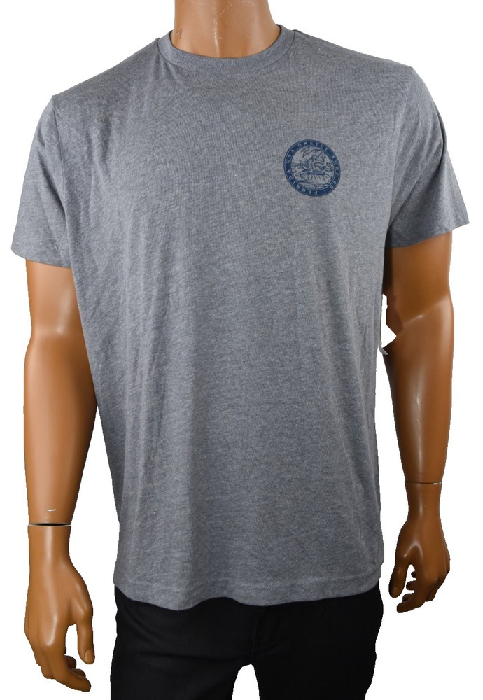 O’Neill Mens T-Shirt New XL Gray Short Sleeve Crew Neck Back Logo Graphic