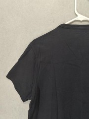 True Religion Shirt Mens Small Black Metallic Graphic Tee Crewneck Short Sleeve