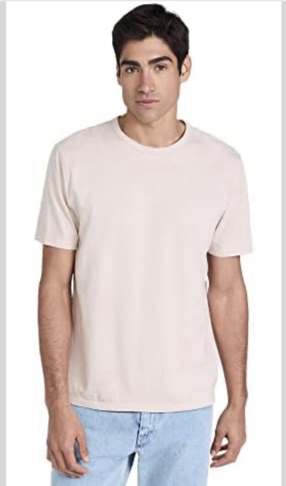 Vince Men’s Cotton T-Shirt Medium Warm Nude Made in USA