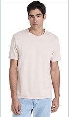 Vince Men’s Cotton T-Shirt Medium Warm Nude Made in USA