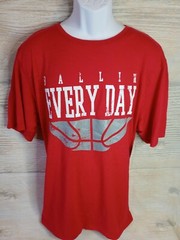 New Men’s XL Graphic Tee T-Shirt “Ballin Every Day” Basketball March Madness NBA