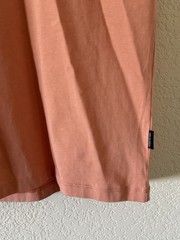 Kenneth Cole Large Knit V-Neck T-Shirt Peach Bloom Soft $49