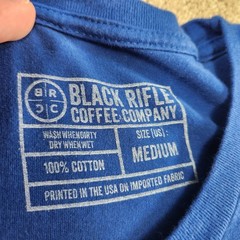 Black Rifle Coffee Company Shirt Men Medium Stretch Quick Dry Tactical USA Blue