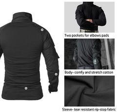 Men’s Hiking T-Shirt Outdoor Casual Work Hiking Tee Training Long Sleeve Shirts