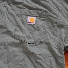 Carhartt Men’s XL Pocket T-Shirt Green Slate Short Sleeve Loose Fit K87-M
