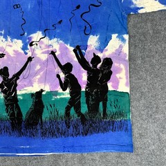 Vintage 90s Kite AOP Hand Dyed Local Color Reach For The Sky Shirt – Size Large