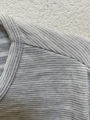 NEW Magaschoni Men’s Large Gray Long Sleeve Henley Tee Shirt Comfort $68