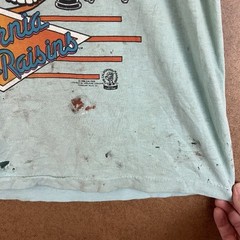 VTG 80s Faded Thrashed Ratty California Raisins Pumping Iron T-Shirt Med USA