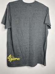 Technicolor Tone Factory T Shirt Men L Slim Gray Poly-Cotton Blend POME Colorado