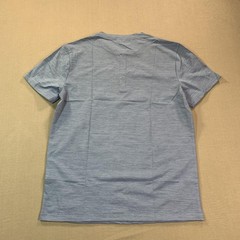 Coofandy Shirt Mens M Blue Short Sleeve Henley Lightweight Stretch Tee Polyester
