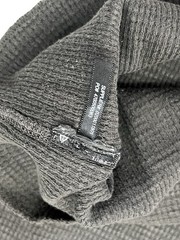 RRL Ralph Lauren Thermal Waffle Knit Shirt Men’s L Gray Slim