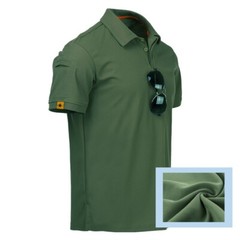 Men’s Tactical Polo T-Shirt Quick Dry Combat Short Sleeve Team Work Casual Shirt