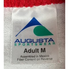Augusta Sportswear The Marshall Tucker Band Raglan Baseball Tee Red White Mens M