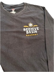 Beehive Basin Brewery Big Sky Montana Blk Unisex Long Sleeve T-Shirt Size Large