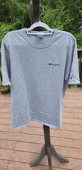 Champion Pack of 3 Adult Mens Plain Blank Gray T-shirt Tee Size: XL Look!