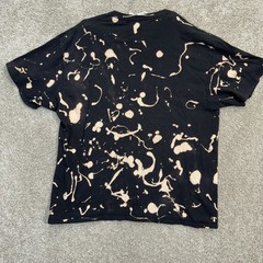 Delta Pro Weight Graphic Tee Men 2XL Black Bleach Wash Pink Floyd Beatles Mashup