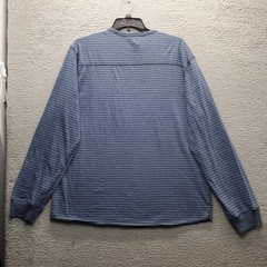 G.H. Bass & Co. Pocket Shirt Mens XXL Multi Striped Long Sleeve Pullover Tee