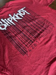 Slipknot band vintage 1999 Red Barcode T-shirt XL Delta Blue Grape Stone Sour
