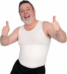 Men’S Ultra Slimming Shirt – Sleeveless Chest and Tummy Control Undershirt