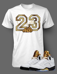 23 Mens Sneaker Tee Shirt to Match J5 Olympic Shoe Graphic Hip Hop T Big Tall Sm