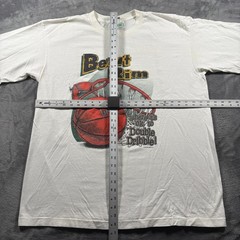 Vintage 1995 Joe Blow T-Shirt Mens 2XL White Cotton Bent Rim Cafe Basketball