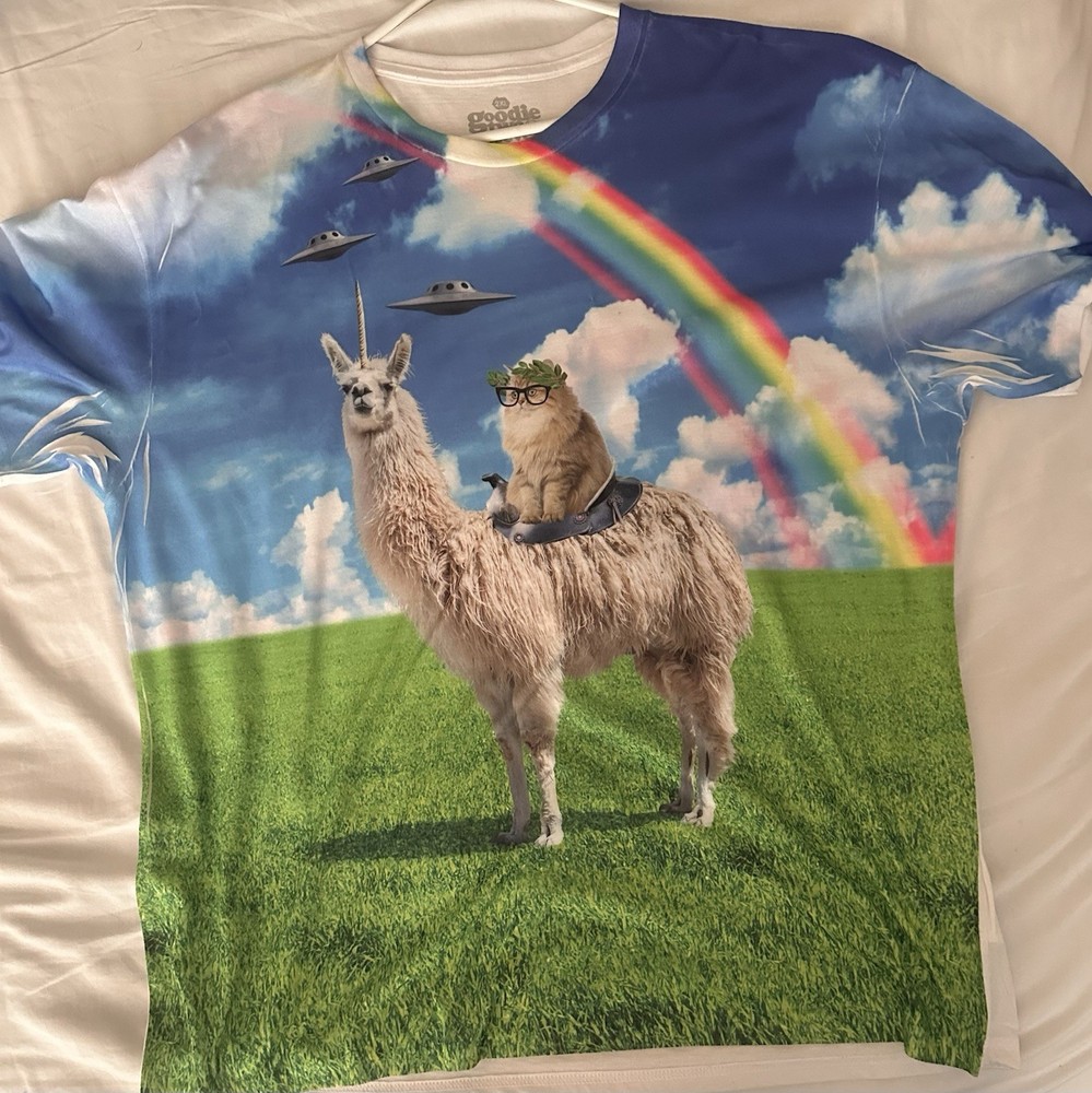 5 Cat Lover Short Sleeve Shirts Assorted Colors XXL
