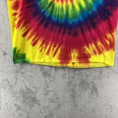 Hoschton Fall Festival Shirt Mens Large Multicolor Tie-Dye Hippy Hipster Retro