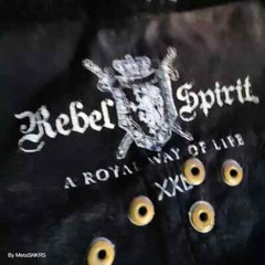 Rebel Spirit T Shirt Men’s XXL Black White Grey Gold Royal Skull Streetwear Used