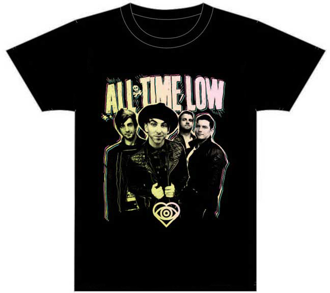 ALL TIME LOW – Band – T SHIRT S-M-L-XL-2XL Brand New – Official T Shirt