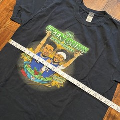 Gildan Shirt Mens Large Black Green Curry Philly Basketball Parody Tee T-Shirt