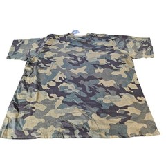 Champion T-Shirt Mens 5XLT Camo New Short Sleeve Script Logo Cotton Tee