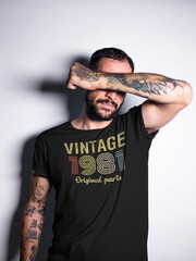 45th Birthday Gift Shirt For Men – 1981 Retro Birthday – 001