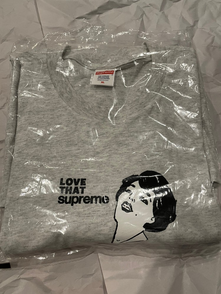 Supreme SS22 Love That Tee box camp logo hat cap sweatshirt Grey XL