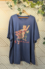 BODY RAGS Men’s Navy Blue Short Sleeve Graphic Shirt Asian Size 3xl or 4xl?