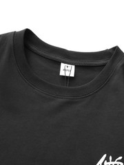 Niepce Men’s Streetwear Japanese Kanji Tee Monk Graphic Short Sleeves T-Shirt