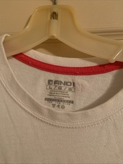 And1 Shirt Adult Large White Basketball Graphic Short Sleeve