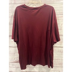 Murano Liquid Luxury Mens T-Shirt 3XB Burgundy Maroon Short Sleeve Crewneck Tee