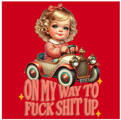 T-SHIRT-ON MY WAY TO F**K S**T UP