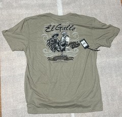 NWT El Gallo Men’s Brad Paisley Moon Shine Spirit T-shirt TAN XL