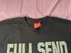 Full Send Hasbulla Shirt Mens XL Black Funny Baby Graphic Print Tee Streetwear