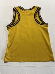 Harry Potter Hufflepuff Keeper Mesh Jersey Tank Top Adult Small Yellow BoxLunch