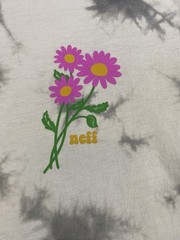NEFF Daisy Flowers Psychedelic Tie Dye T-Shirt Mens Size Large SEE PHOTOS